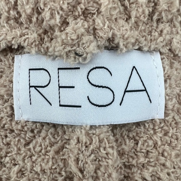 Resa Tan Pull On Sherpa Jogger Pants Size Small Women’s - Picture 2 of 5